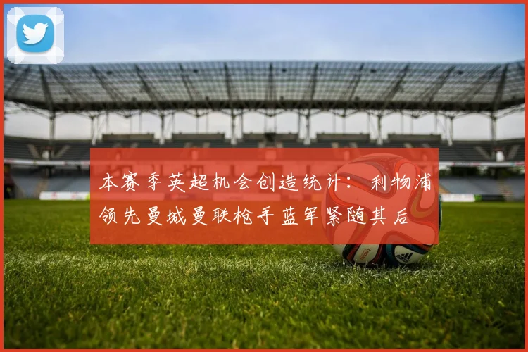 本赛季英超机会创造统计：利物浦领先曼城曼联枪手蓝军紧随其后